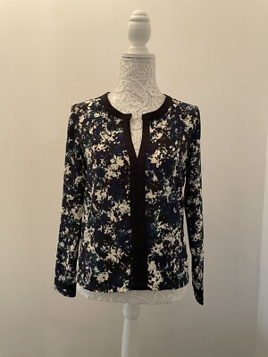LADIES FREEMAN T.PORTER KLARYS BLOOM V-NECK BLOUSE UK SIZE SMALL BNWT