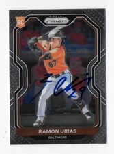 2021 PRIZM RAMON URIAS ORIOLES CARDINALS AUTOGRAPHED SIGNED BASEBALL CARD RC