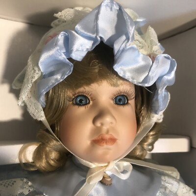 SARAH Doll by artist Peggy Dey Effanbee Original 18  Porcelain VTG 1993 NIB