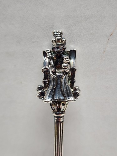 Vintage WAPW GT. Britain London Silver Plated Souvenir Spoon Silver Jubilee - Picture 2 of 7