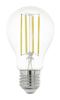 Eglo Led-Leuchtmittel GlüHbirne Lampe Birne Warmweiß Glas Klar E27 12 Watt
