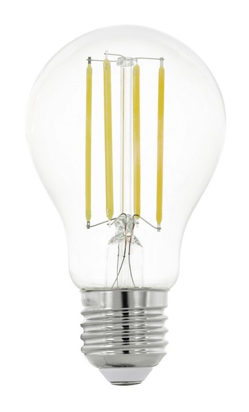 Eglo Led-Leuchtmittel GlüHbirne Lampe Birne Warmweiß Glas Klar E27 12 Watt-image