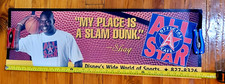 SHAQUILLE O'NEAL SHAQ WALT DISNEY WORLD MONORAIL ADVERTISEMENT DISPLAY SIGN RARE