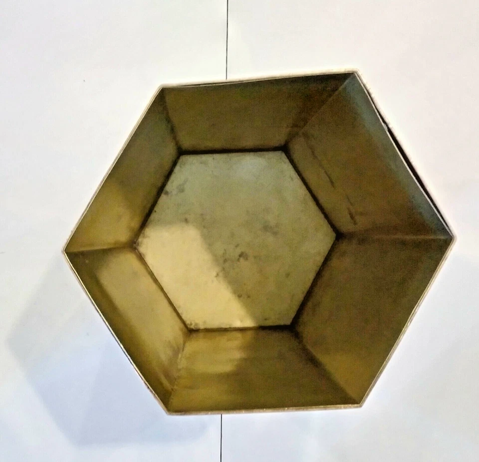 Umbrella Stand 16" Tall  Brass  Copper  Refinished  Lacquered  16" Tall - Image 2 of 3