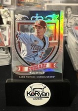 2021 Cade Povich Panini Prizm Draft CRUSADE INSERT Silver Holo Rookie Rc