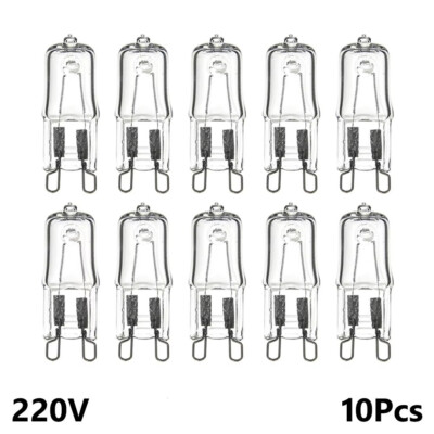 10pcs G9 25W 40W 60W Watt Halogenlampe Warmweiß Leuchtmittel Birne 230V 240V