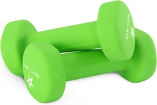 Neoprene Coated Hex Dumbbell Weight Sets - 2 Pieces