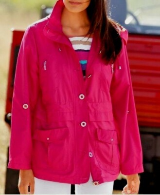 JACKE SOMMERJACKE ÜBERGANGSJACKE leicht WINDJACKE pink Gr. 40 44 46 50