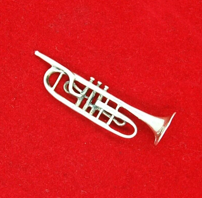 Sterling top silver trumpet