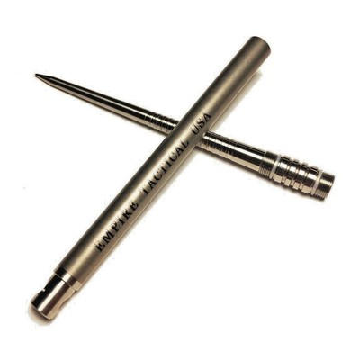 The Mini Silver Titanium Kubaton Icepick Defense EDC keychain Tactical ...