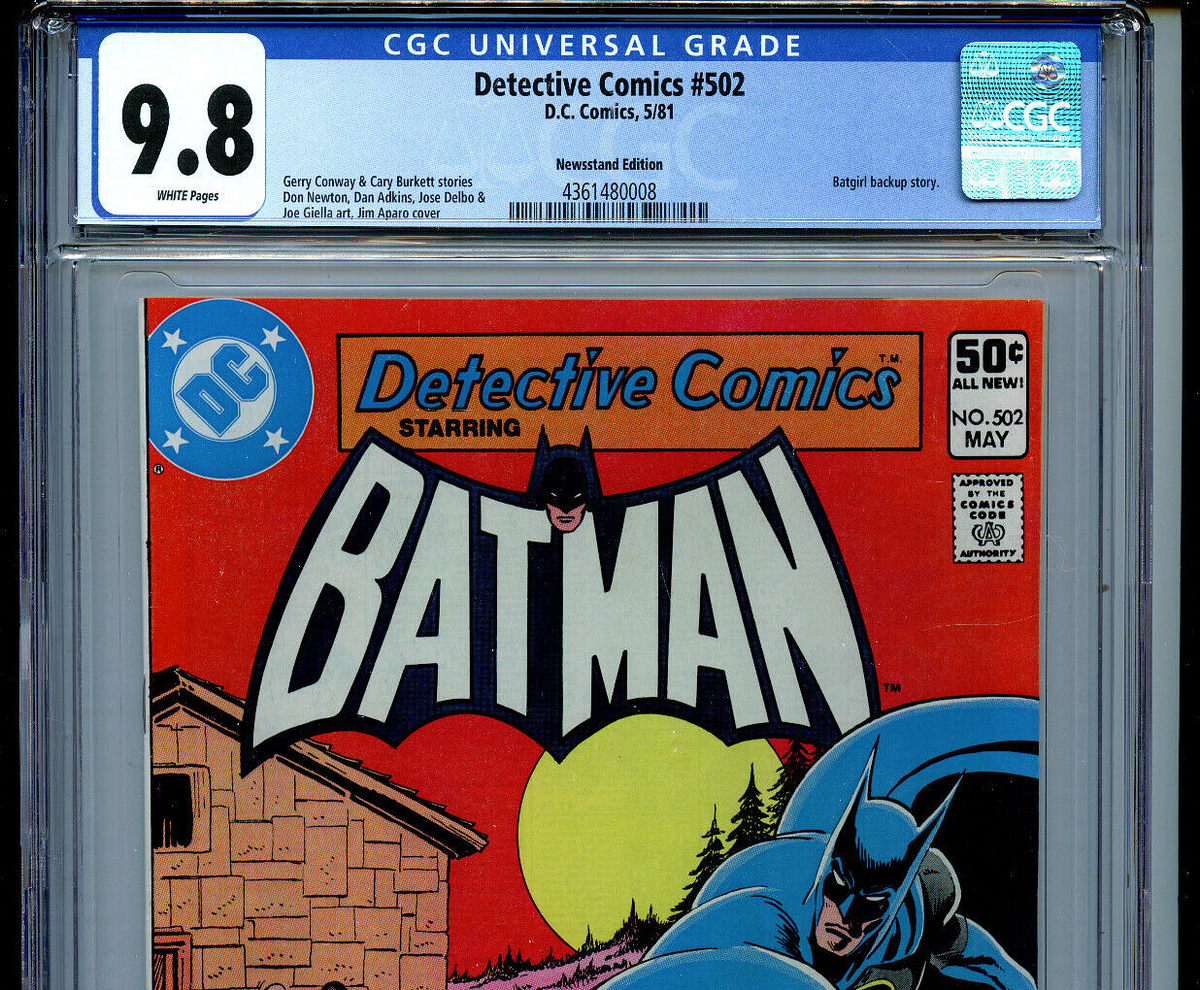 Detective Comics # 502 CGC 9.8 1981 Batman Alforn Batgirl Amricons