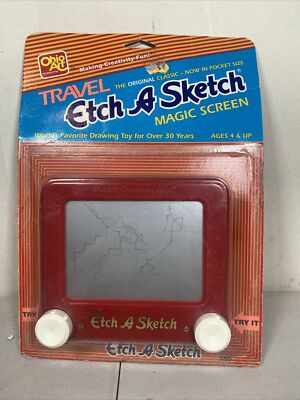 Travel Etch A Sketch Ohio Art Vintage NEW in box TRY IT!