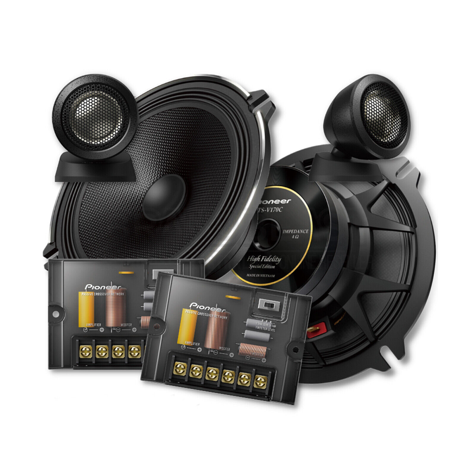 Pioneer TSV170C Special Edition 6.5 Inch 2 Way Component speakers for