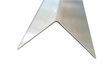 Edelstahl Abdeckleiste Eckleiste 95 Grad 0,8mm Winkelschiene Profil Zierleiste