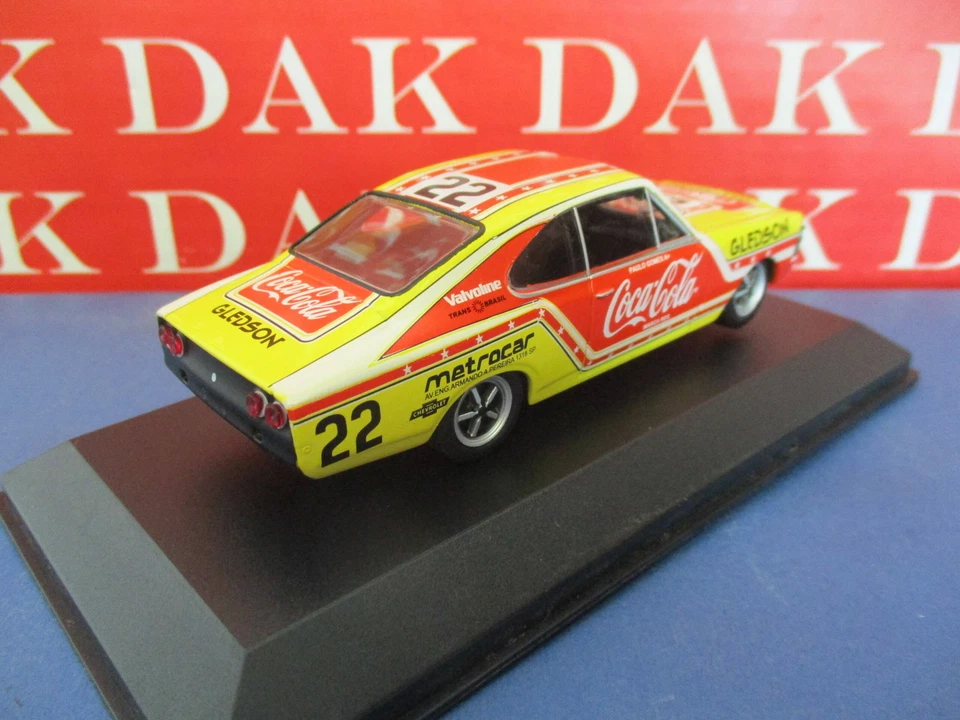 Die cast 1/43 Modellino Auto Chevrolet Opala Coca-Cola 1979 P. Gomes - Immagine 3 di 4