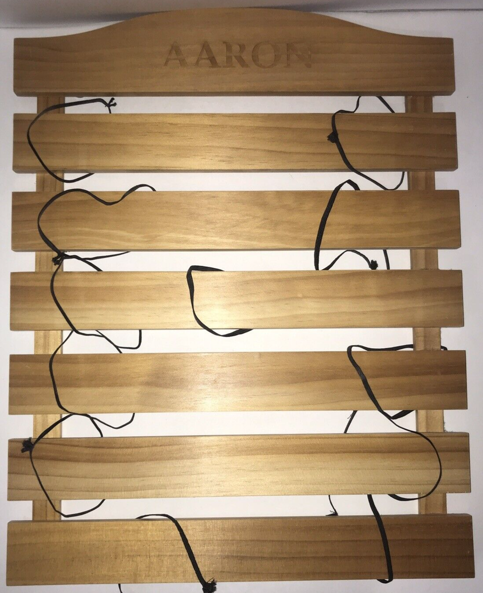 Martial Arts Belt Display Rack Holder Customized AARON Karate Tae