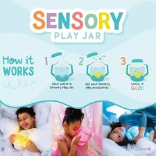 Glo Pals Bundle Kit Sensory & Cognitive Development, lights up & Water Activated