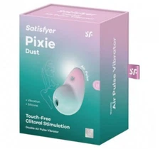 Satisfyer Pixie Dust Powerful Vibrating Touchless Clitoral Mint/p, New