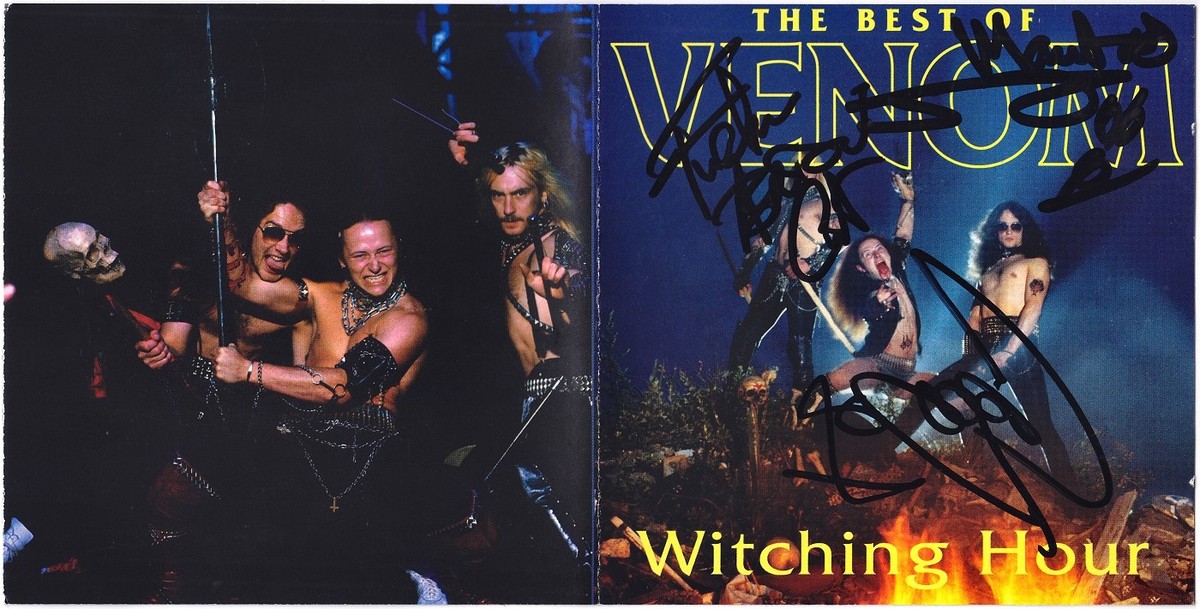 VENOM Black Metal FULLY SIGNED Cronos Mantas Abaddon At War With