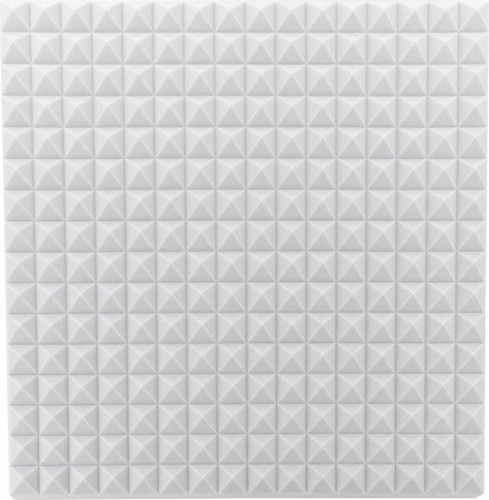 20 pannelli fonoassorbenti 50x50x3cm bianchi trattamento acustico made in italy - Foto 2 di 3