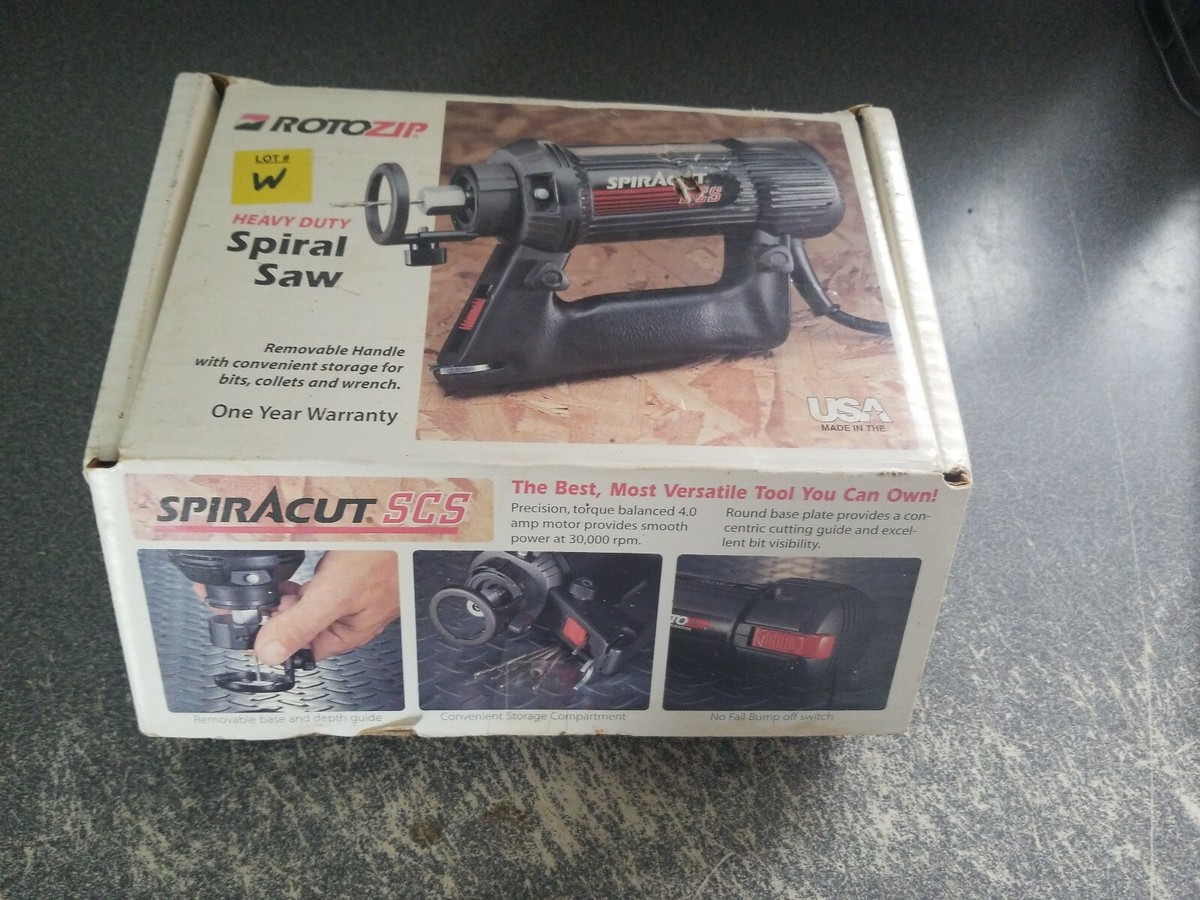 RotoZip Rz1 Corded Electric Spiral Saw Cut out Tool for sale