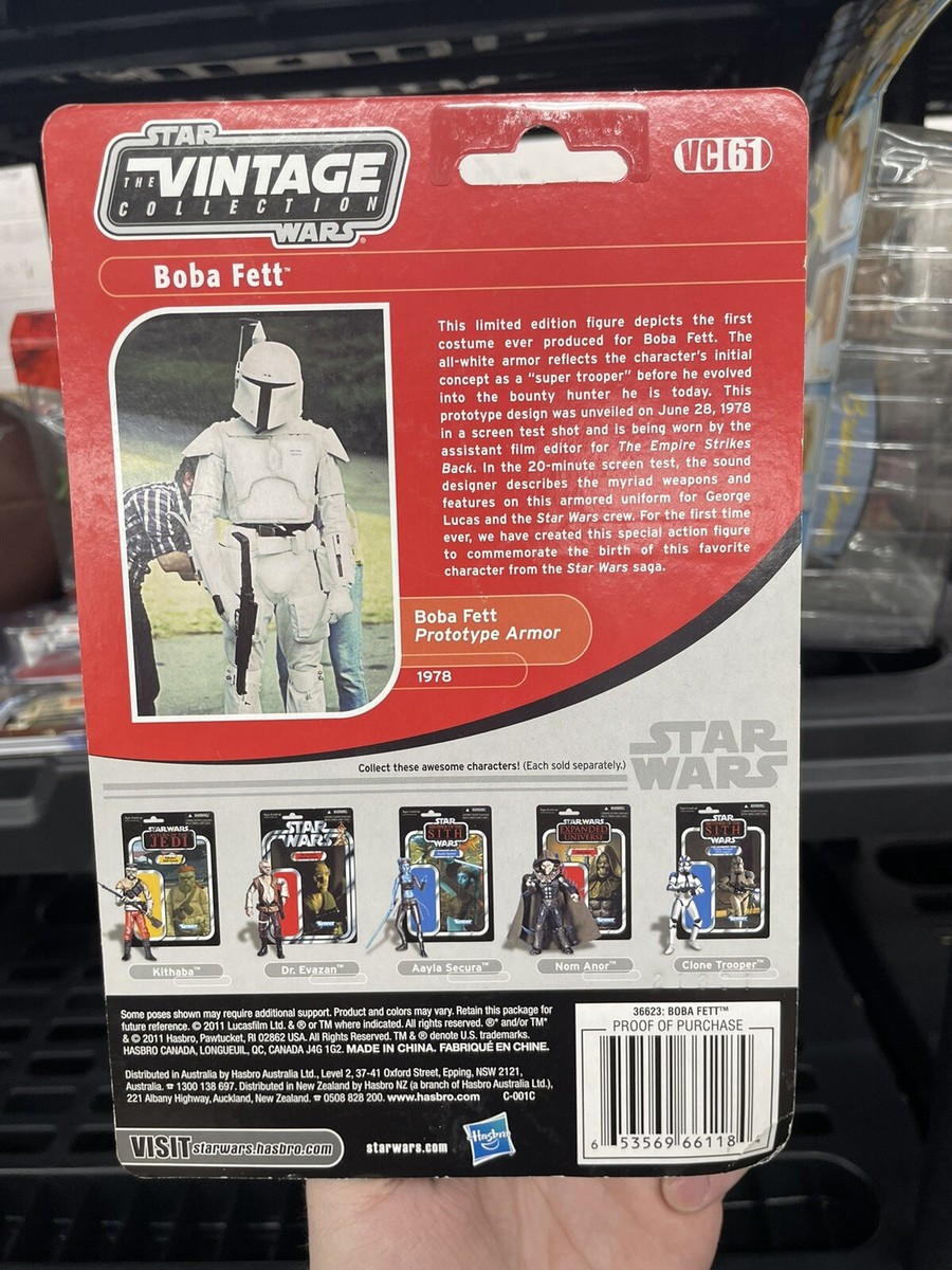 Hasbro Boba Fett Prototype Armor VC61 Star Wars Vintage
