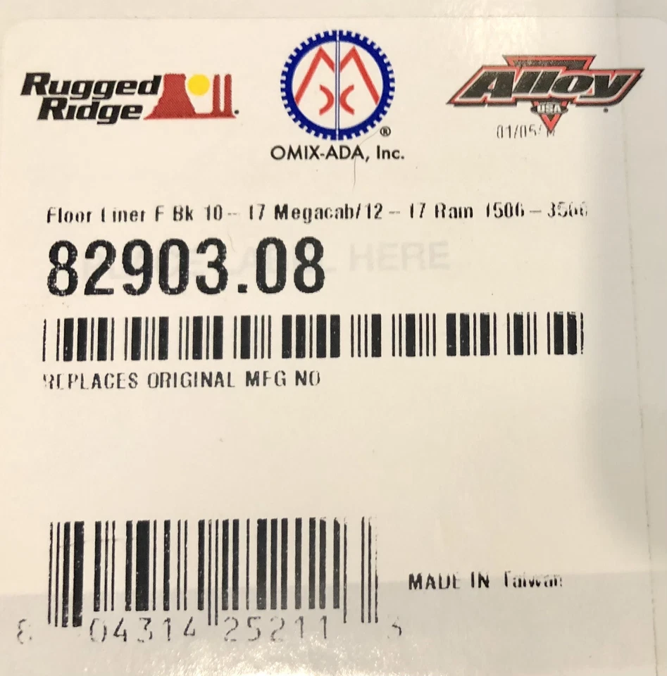 Rugged Ridge 82903.08 09-18 Dodge RAM 1500/2500/3500 doble cabina 2500/3500 mega cabina Foto 2 de 4