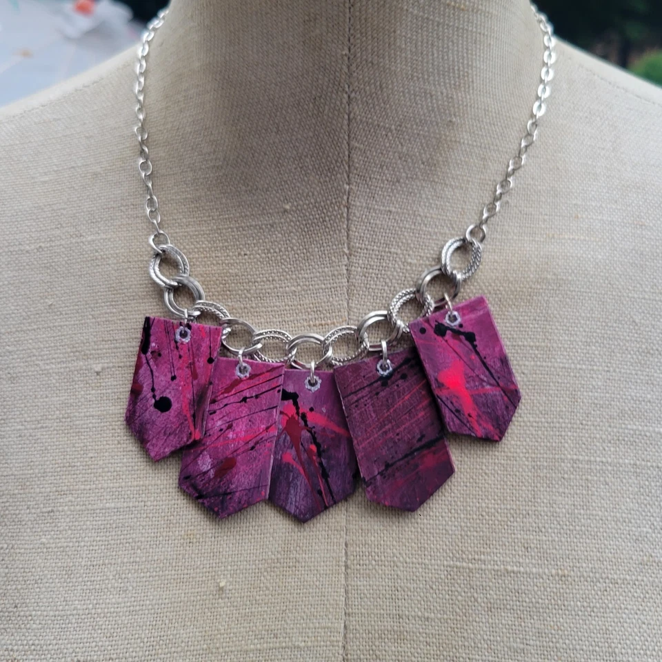 Star Wars DATHOMIR Silver Charm Necklace Asajj Talzin Opress Darth Maul - Image 2 of 4