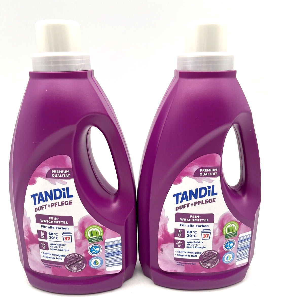 2x TANDIL Spezial Waschmittel je 1,5L für Duft + Pflege je 37 WL Neu