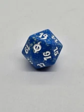 MTG TCG Spindown Life Counter New Phyrexia Blue D20