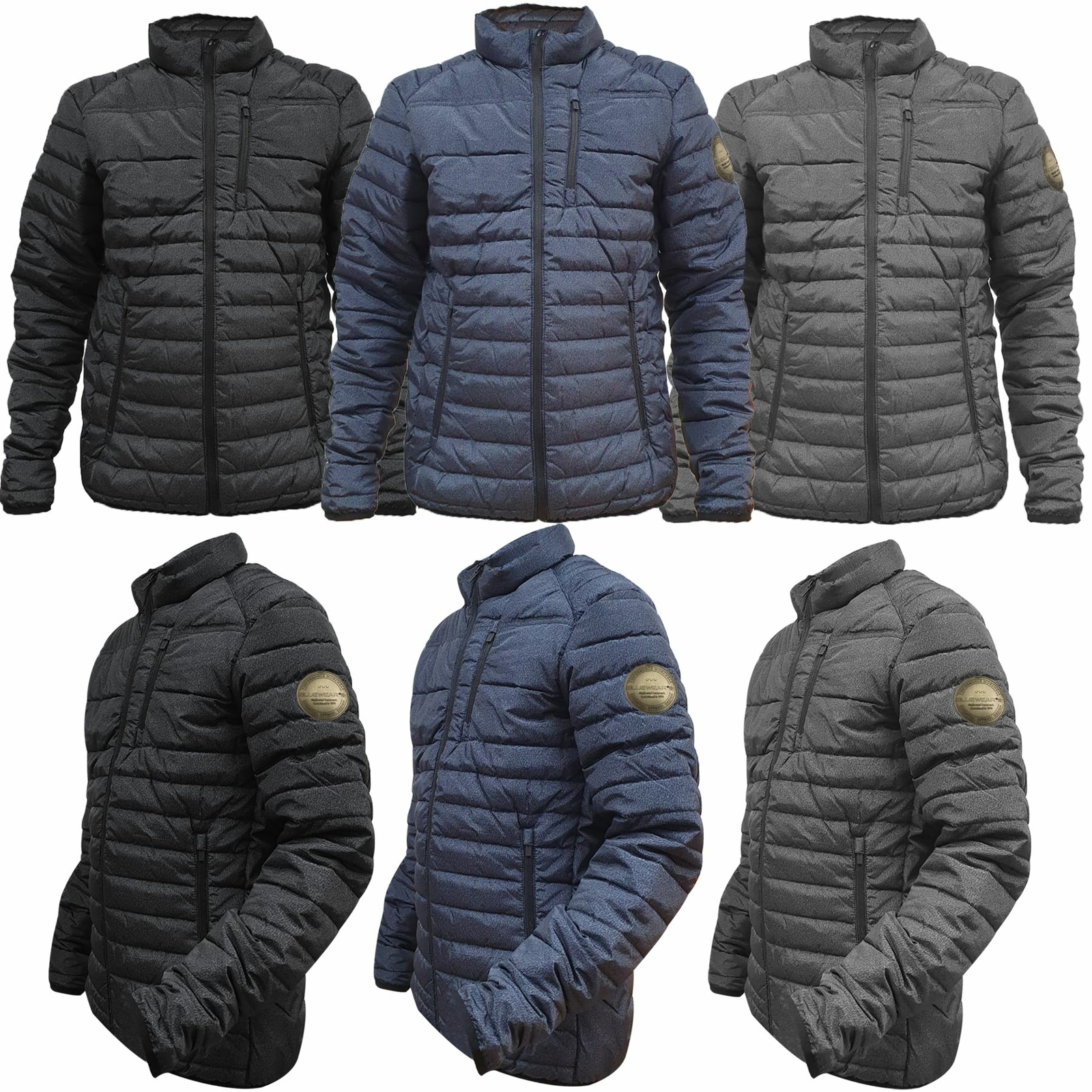 Quilted Lined Bubble Coat Padded Puffer 