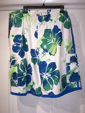 NWT Burnside Floral Swim Trunks Board Shorts Men's SZ XL 38 Waist Drawstring