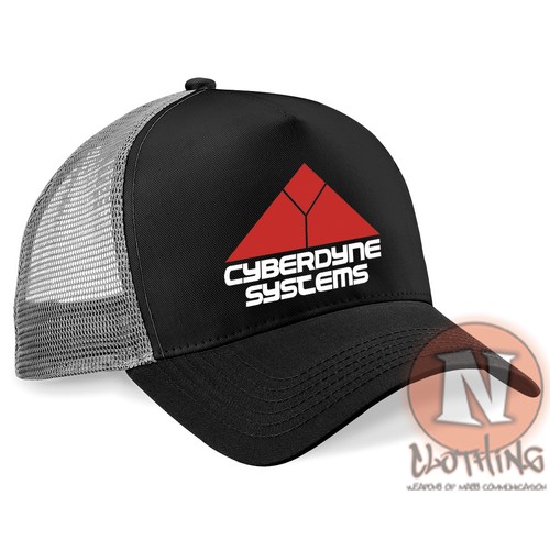 Cyberdyne Systems terminator skynet Half mesh retro trucker baseball cap hat - Picture 2 of 14