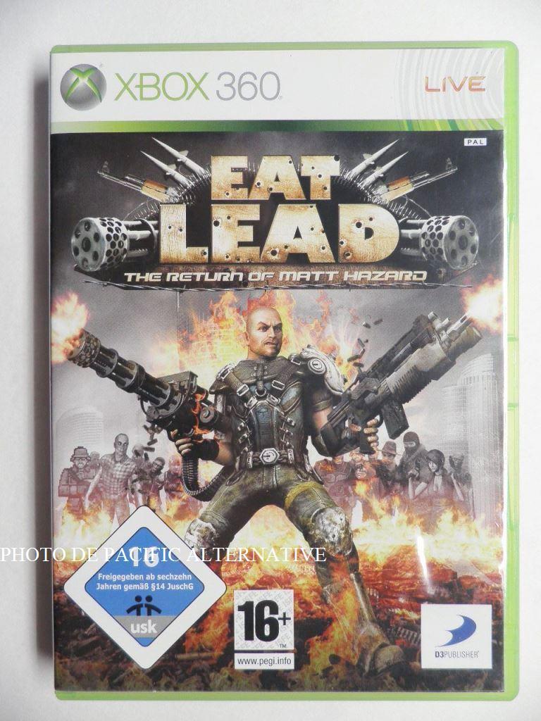 jeu EAT LEAD the Return of Matt Hazard sur xbox 360 en francais game spiel X360