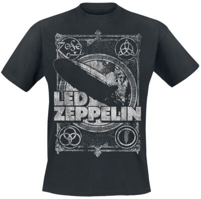 Led Zeppelin T-Shirt Herren Shook Me schwarz Band-Merch, Bands