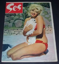 JAYNE MANSFIELD Swimsuit Cover MARILYN MONROE-ELIZABETH TAYLOR-CARY GRANT 30280