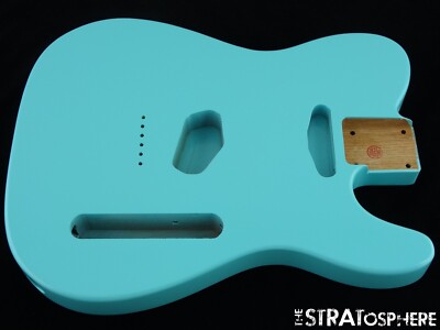 NEW Replacement BODY for Fender Telecaster Tele, Roasted Ash, Daphne Blue