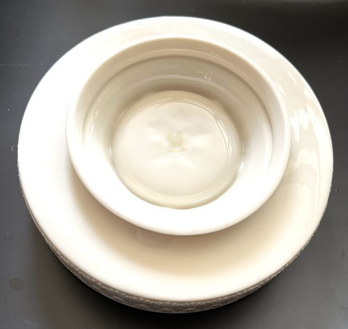 Lenox ASHTRAY "Holiday Snowflake" 24K, fine porcelain, 7", MCM, RARE! - Picture 8 of 11