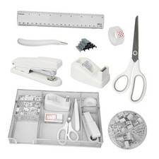 Office Desk Accessories, Desk Organizers and Accessories, Stapler and White