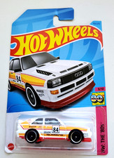 Hot Wheels '84 AUDI SPORT QUATTRO WHITE # 152/250. 2023 HW THE 80s SERIES 9/10.