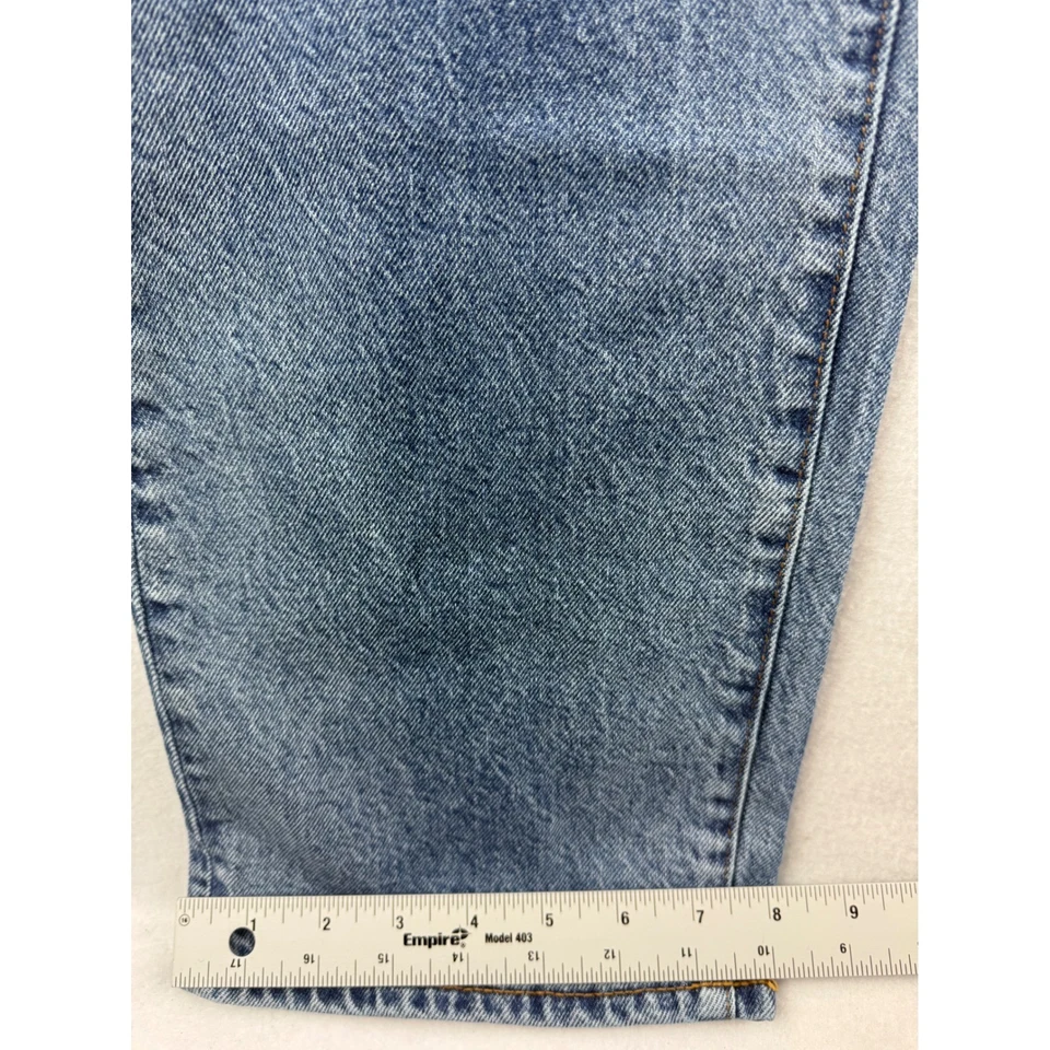 Pantalones de mezclilla rectos originales American Eagle Outfitters para hombre 36x34 desgastados ligeramente Foto 4 de 4