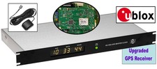 ESE ES-102U UPGRADED ublox GPS SMPTE/EBU TC90 Timecode LED Clock Time Receiver