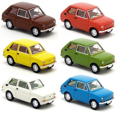 Brekina - Fiat 126 - Kleinwagen PKW Italien Farbe zur Auswahl 1:87 H0