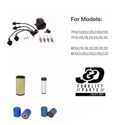 Toyota Forklift Tune Up Kit & Filters For 4Y ENGINE | Fits Many Models