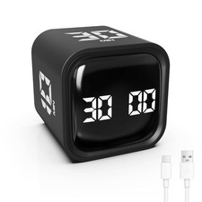 Listing image for Digital Cube Pomodoro Timer Productivity Timer kitchen Timer Desk Timer
