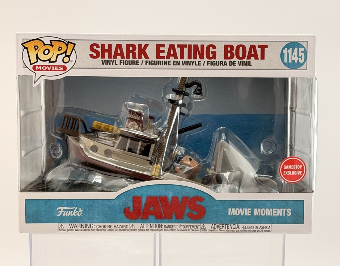Funko Pop! Vinyl: Jaws Shark Eating Boat Exclusive Figure #1145 | eBay