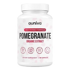 Auniva Pomegranate Extract Capsules, Natural Pomegranate Supplement