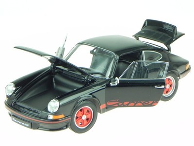 Porsche 911 Carrera RS black red diecast modelcar 18044 Welly 1:18