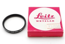 Rare Top MINT Leica E39 UVa Filter Black 13131 black inner rim black paint JPN