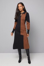 Wallis Black Knitted Dress Womens Daywear Dresses